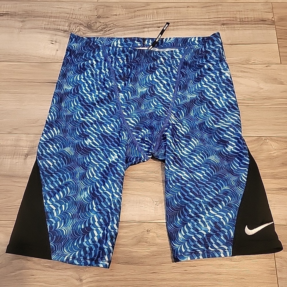 Nike Men's Hydrastrong Pool‎ Lanes Jammer Swimsuit 32 NEW